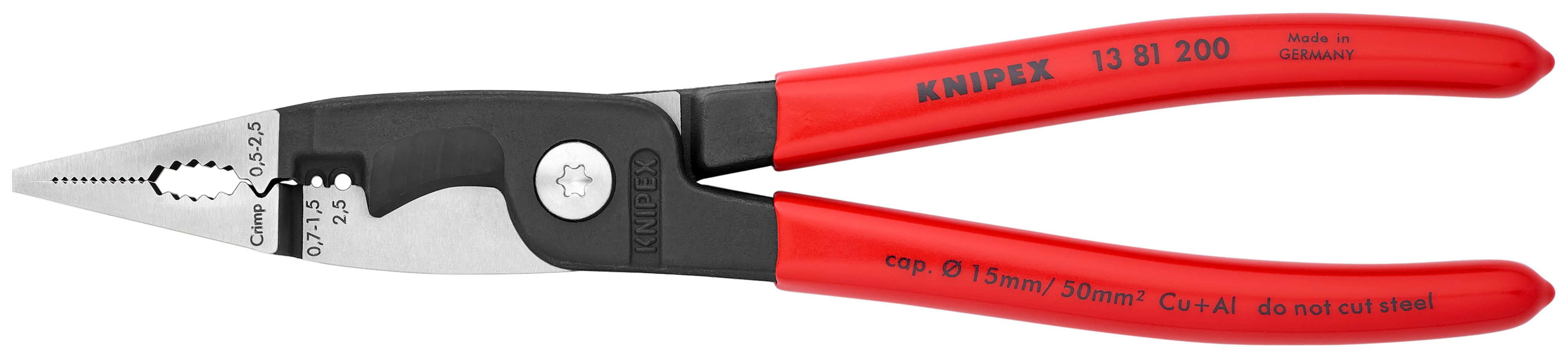 6in1 Electrical Installation PliersMetric Wire KNIPEX Tools
