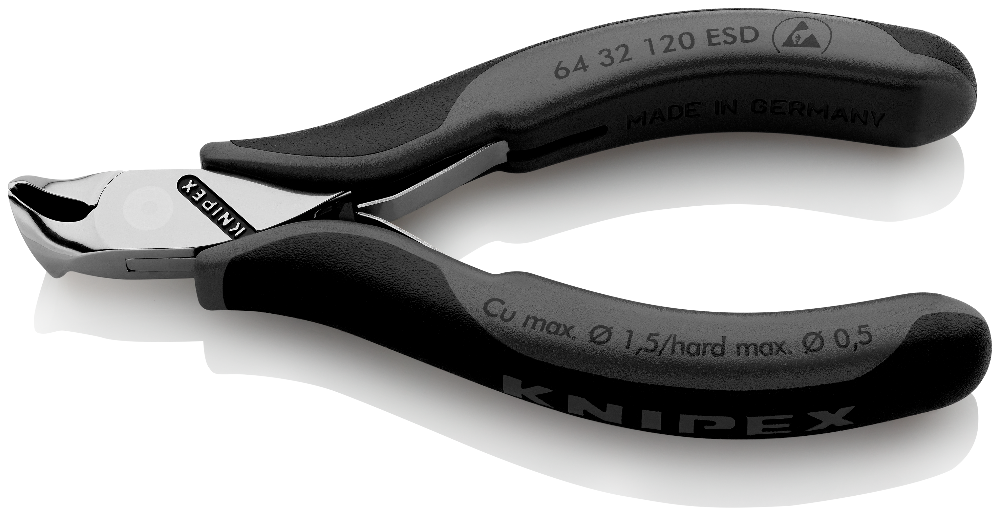 Electronics End Cutting Nippers ESD | KNIPEX