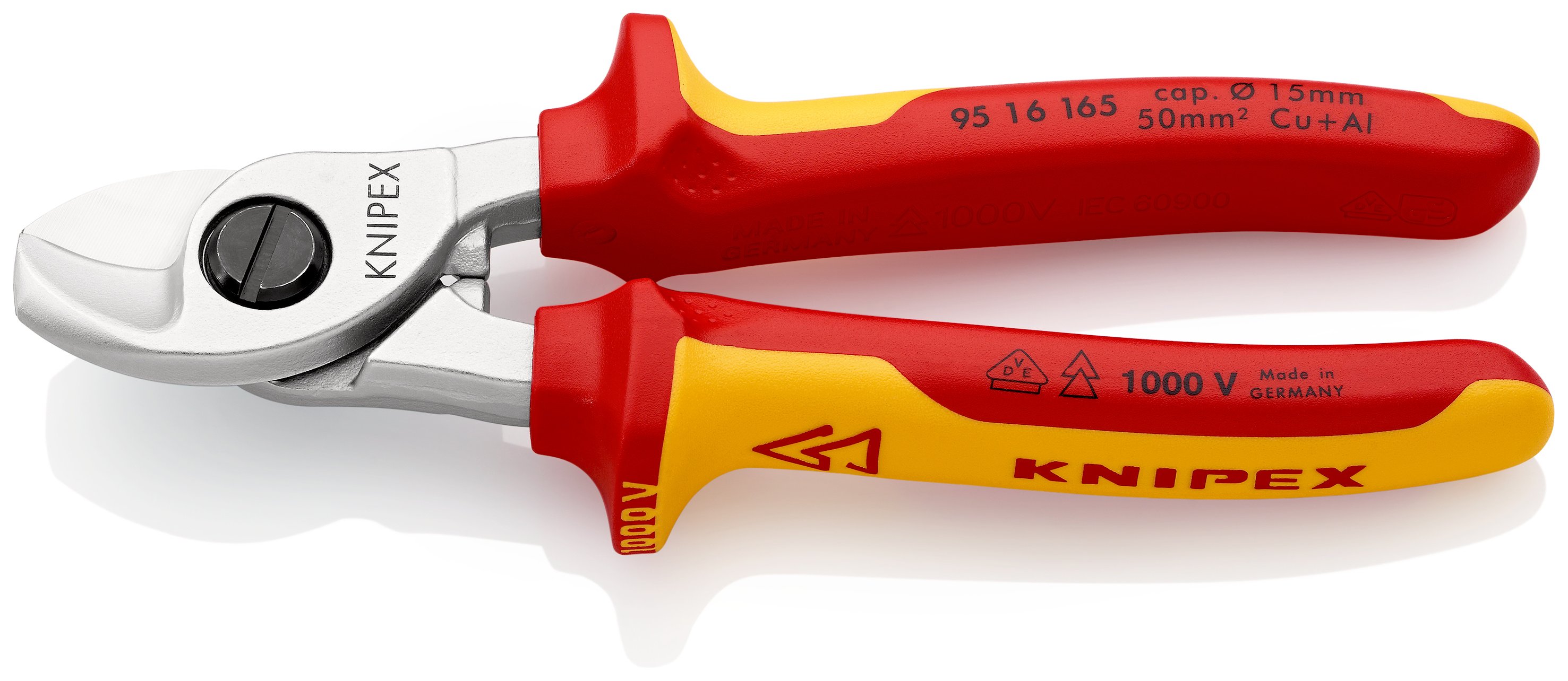 Knipex Insulated Cable Shears w/Twin Cutting Edge 21584 