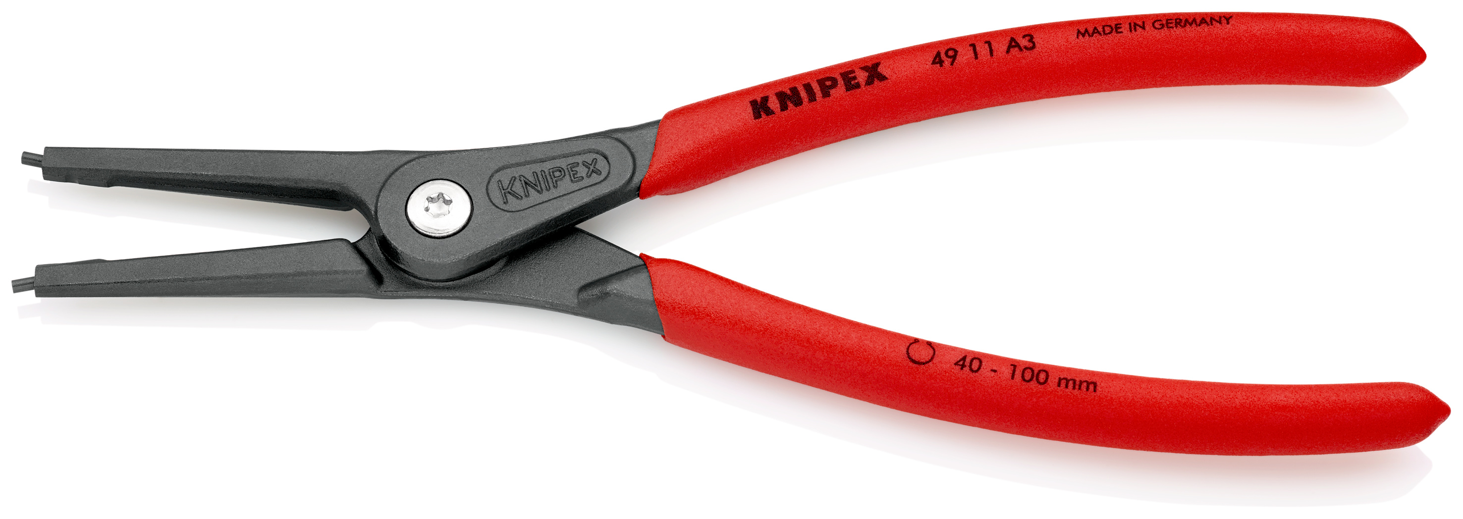 精密スナップリングプライヤー 軸用スナップリング用 | Knipex