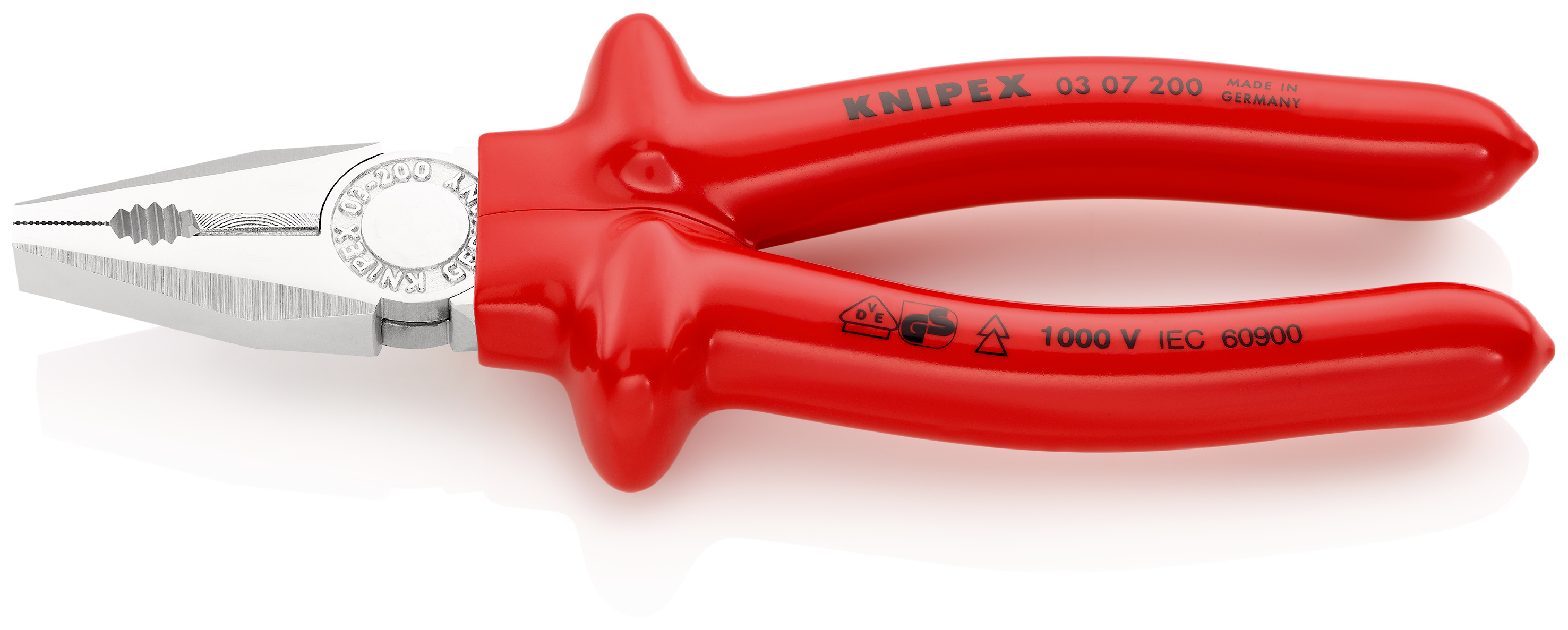 KNIPEX 03 01 250 Pince universelle noire atramentisée gainées en plastique 250 mm 