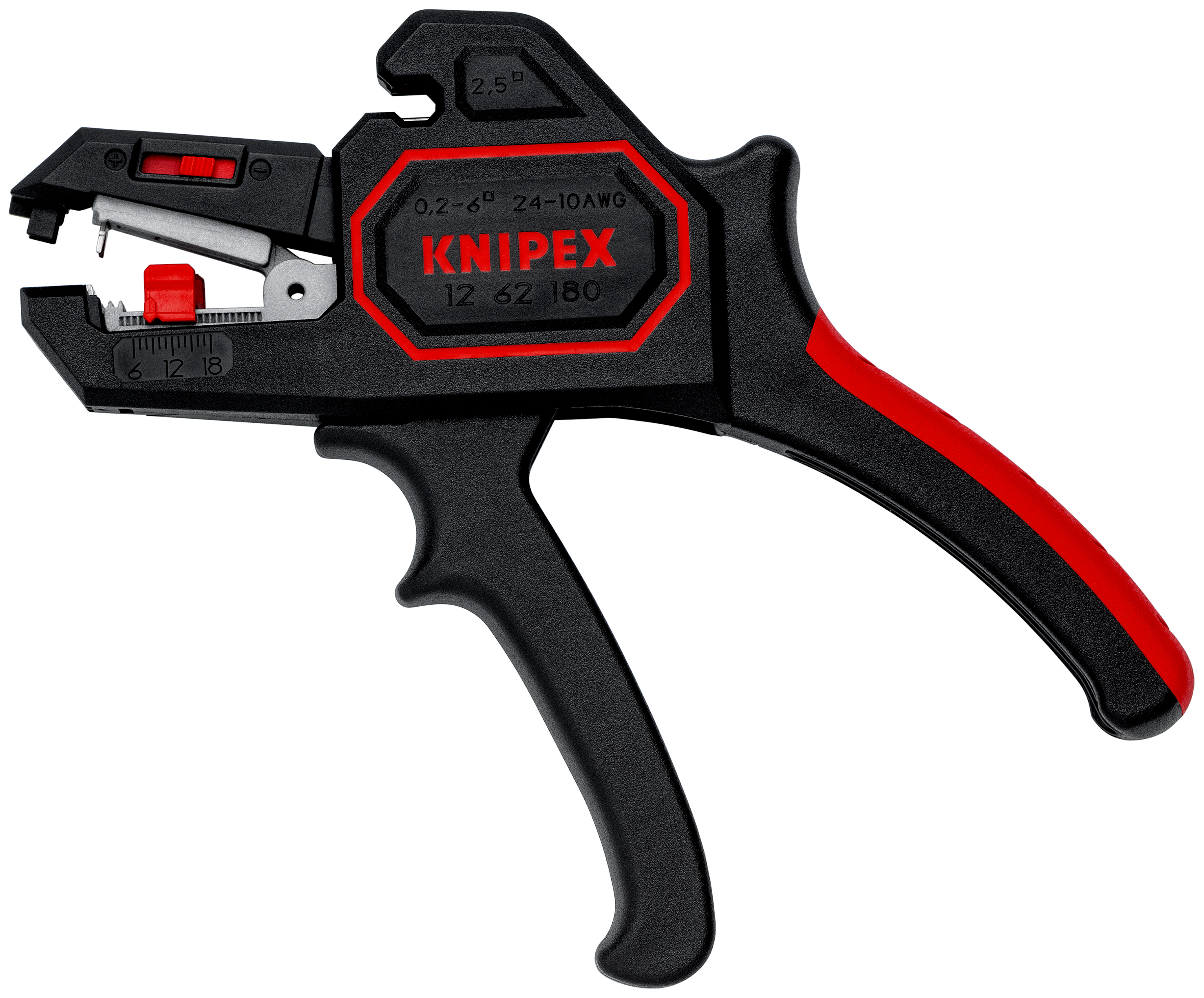 KNIPEX KNIPEX 12 40 200SB SELF ADJUSTING INSULATION STRIPPER DRAPER STOCK NO 88979 