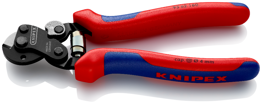 Knipex 9562160SB ' Pince coupante pour câbles d''acier Ø 4-6 mm
