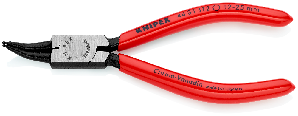45° Bent nose pliers for internal circlips KNIPEX 44 31 J02/J12