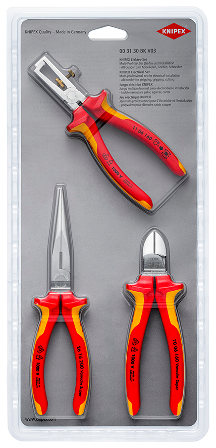 Knipex Insulated VDE Pliers for Electrical Installation