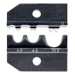 KNIPEX 97 49 11 Crimpeinsatz für unisolierte Quetsch-, Rohr- und Presskabelschuhe nach DIN 46234 und DIN 46235 sowie unisolierte Quetsch-, Stoß- und Pressverbinder nach DIN 46341 und DIN 46267