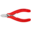 KNIPEX 77 21 115 N Elektronik-Seitenschneider mit durchgestecktem Gelenk