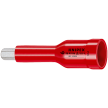 KNIPEX 98 49 06 Steckschlüsseleinsatz für Innensechskantschrauben mit Innenvierkant 1/2"