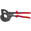 KNIPEX 95 32 340 SR ACSR Freileitungsschneider (Ratschenprinzip) für Freileitungsseile mit Stahlkern