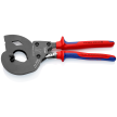 KNIPEX 95 32 340 SR ACSR Freileitungsschneider (Ratschenprinzip) für Freileitungsseile mit Stahlkern