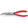 KNIPEX 26 21 200 Flachrundzange mit Schneide (Storchschnabelzange)