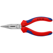 KNIPEX 25 02 140 Flachrundzange mit Schneide (Radiozange)