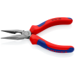 KNIPEX 25 02 140 Flachrundzange mit Schneide (Radiozange)
