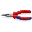 KNIPEX 25 02 140 Flachrundzange mit Schneide (Radiozange)