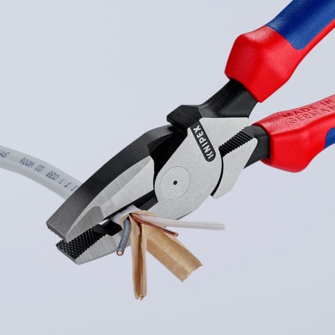High Leverage Lineman's Pliers New England Head-Tethered Attachment