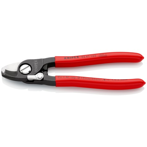 KNIPEX Knipex Copper or Aluminium Only Cable Shear with Sprung Heavy Duty Handles 165mm 5010559094486 