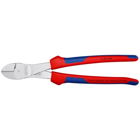 KNIPEX Knipex 74 12 180 SB High Leverage Diagonal Cutters Multi-Comp Grip Spring180mm 4003773060208 