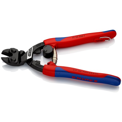 Knipex 71 32 200 T Compact Bolt CuttersCoBolt 7,87 with recess in the blade 