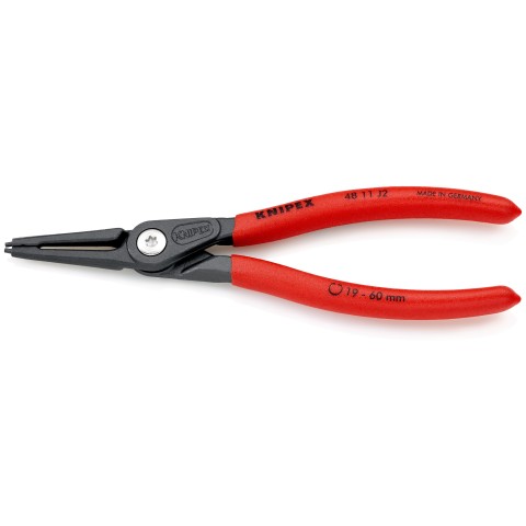 KNIPEX 48 11 J4 Präzisions-Sicherungsringzange für Innenringe in Bohrungen