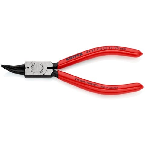Details about   Knipex 44-23-J31 90 Degree Angled Tip Internal Circlip Pliers 40-100 mm dia