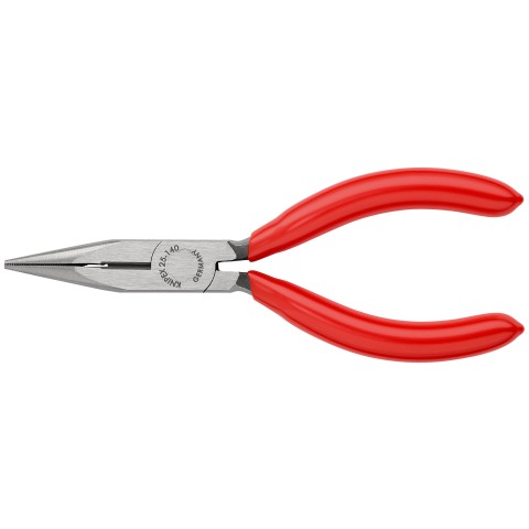 KNIPEX 25 01 140 Flachrundzange mit Schneide (Radiozange)