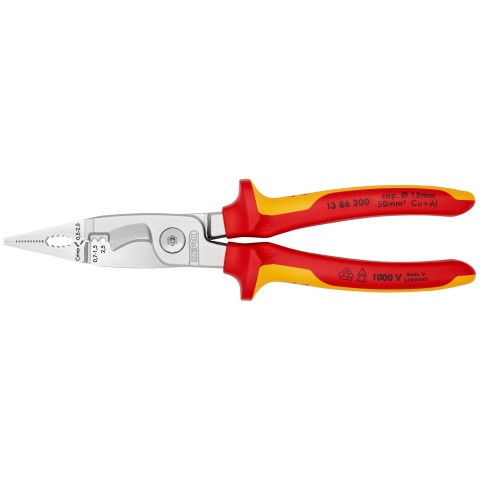KNIPEX 13 92 200 Pliers for Electrical Installation Handles Hand Tool Garden_NUU 