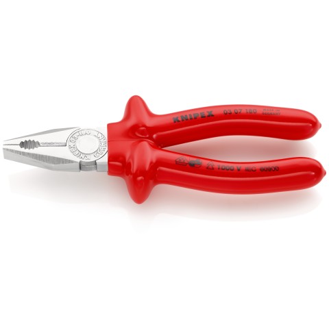 KNIPEX 03 06 180 180MM COMBINATION PLIERS CHROME PLATED 03 06 180 
