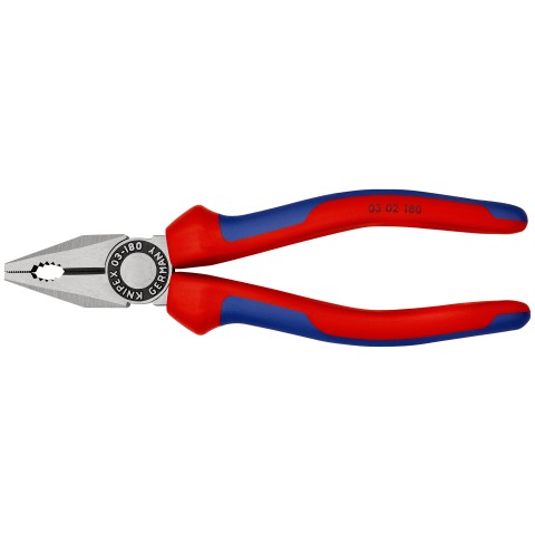 KNIPEX 03 06 180 180MM COMBINATION PLIERS CHROME PLATED 03 06 180 