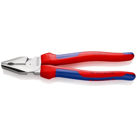Knipex 02 08 225 VDE Insulated High Leverage Combination Pliers 225mm 32018 