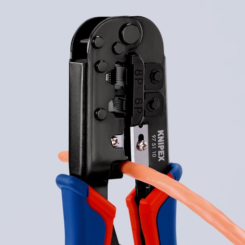 Crimping Pliers for Western plugs | Knipex