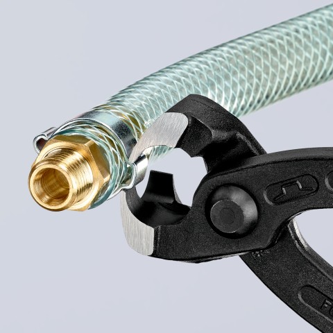 MIAHART 120Pcs Colliers de serrage à une oreille en acier inoxydable avec pince à oreille 10 tailles Pince à sertir en continu 304 pour sécuriser les tuyaux flexibles PEX et lutilisation automobile 