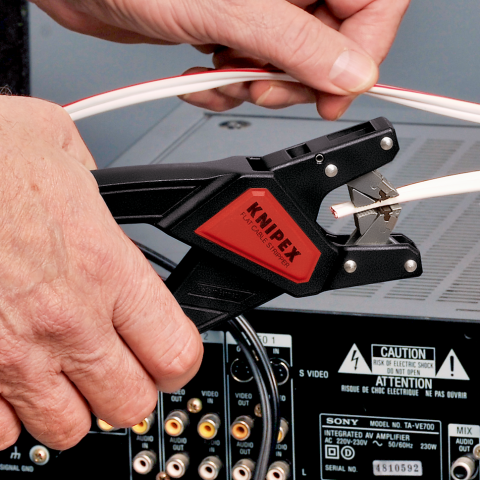 Automatic Insulation Stripper for flat cable KNIPEX