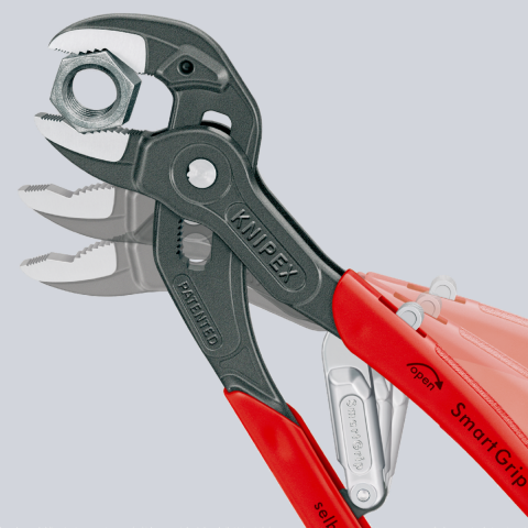 KNIPEX SmartGrip® Water Pump Pliers with automatic adjustment