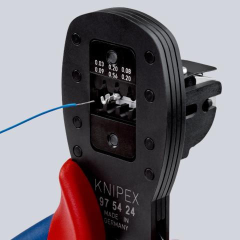 Alicate para crimpar mini-conectores Crimpado en paralelo Para conectores  de la serie Micro-Fit de Molex LLC