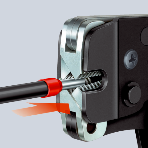 Comprar KNIPEX Crimpadora para punteras para aislado de cable de 0,08-10 mm