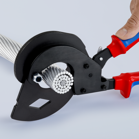ACSR Cable Cutter ratchet action For cables with a steel core