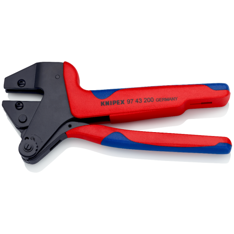 KNIPEX 97 43 200 A Crimp-Systemzange für auswechselbare Crimpeinsätze