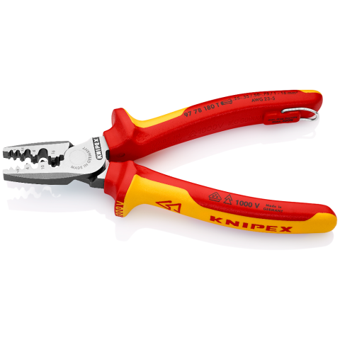 KNIPEX 97 78 180 T Crimpzange für Aderendhülsen