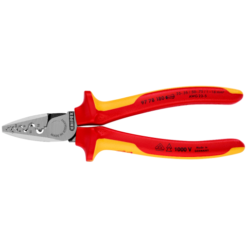 KNIPEX 97 78 180 Crimpzange für Aderendhülsen