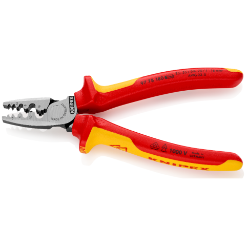 KNIPEX 97 78 180 Crimpzange für Aderendhülsen