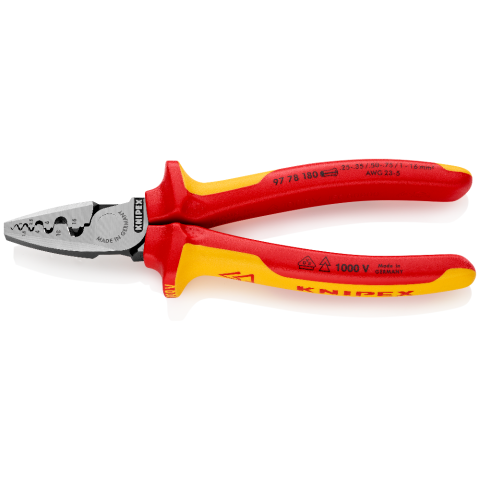 KNIPEX 97 78 180 Crimpzange für Aderendhülsen