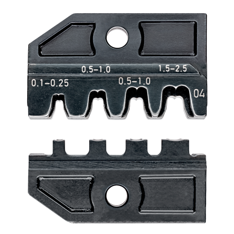 KNIPEX 97 49 04 Crimpeinsatz für unisolierte, offene Steckverbinder 2,8 + 4,8 mm