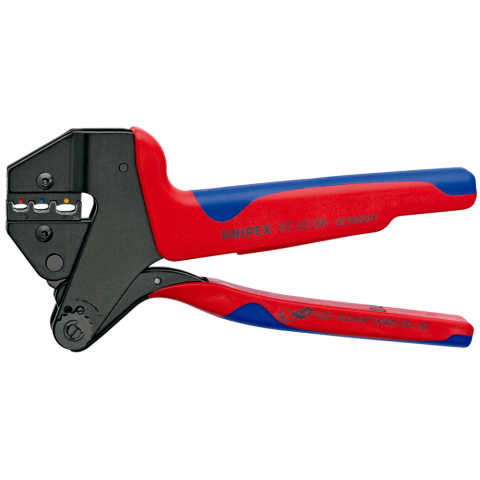 KNIPEX 97 43 06 Crimp-Systemzange für auswechselbare Crimpeinsätze