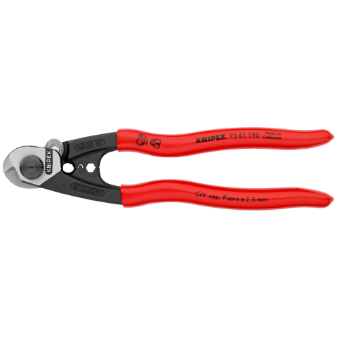 Pince coupante - Coupe-câbles acier 9562 - diamètre de coupe 6 mm KNIPEX