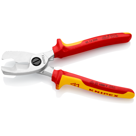 KNIPEX 95 16 200 Kabelschere mit Doppelschneide