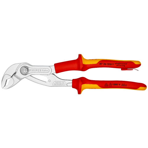 KNIPEX 87 26 250 T Cobra® VDE Hightech-Wasserpumpenzange, isoliert