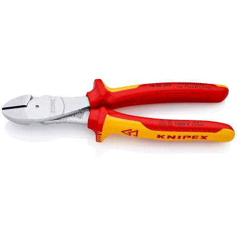 Coupe câbles à cliquet KNIPEX