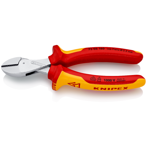 KNIPEX 73 06 160 X-Cut® Kompakt-Seitenschneider hochübersetzt