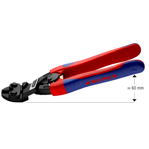 Knipex 8 Cobolt Compact Bolt Cutter with Recess, Ergonomic Grip, 71 32 200