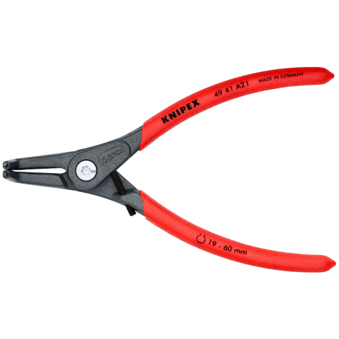 KNIPEX 49 41 A21 Präzisions-Sicherungsringzange für Außenringe auf Wellen